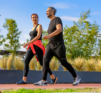 active people walking