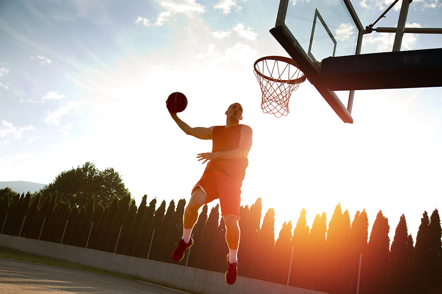 Basketball and Volleyball