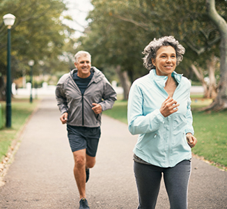 Healthy aging lifestyle imagery